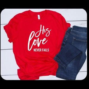 His love never fails